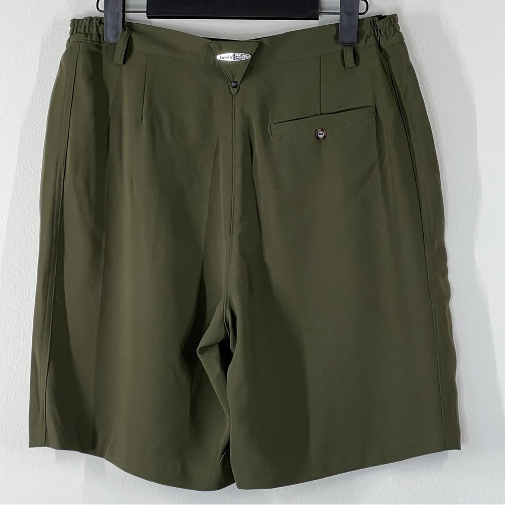 JAMIE SADOCK Women’s size 4 Hunter Green Gold Shorts. Zip up. With pockets. - Picture 2 of 11